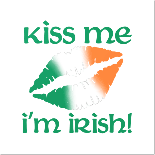 Kiss me I'm Irish Posters and Art